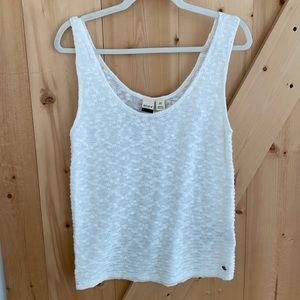 Roxy beach sweater tank off white M